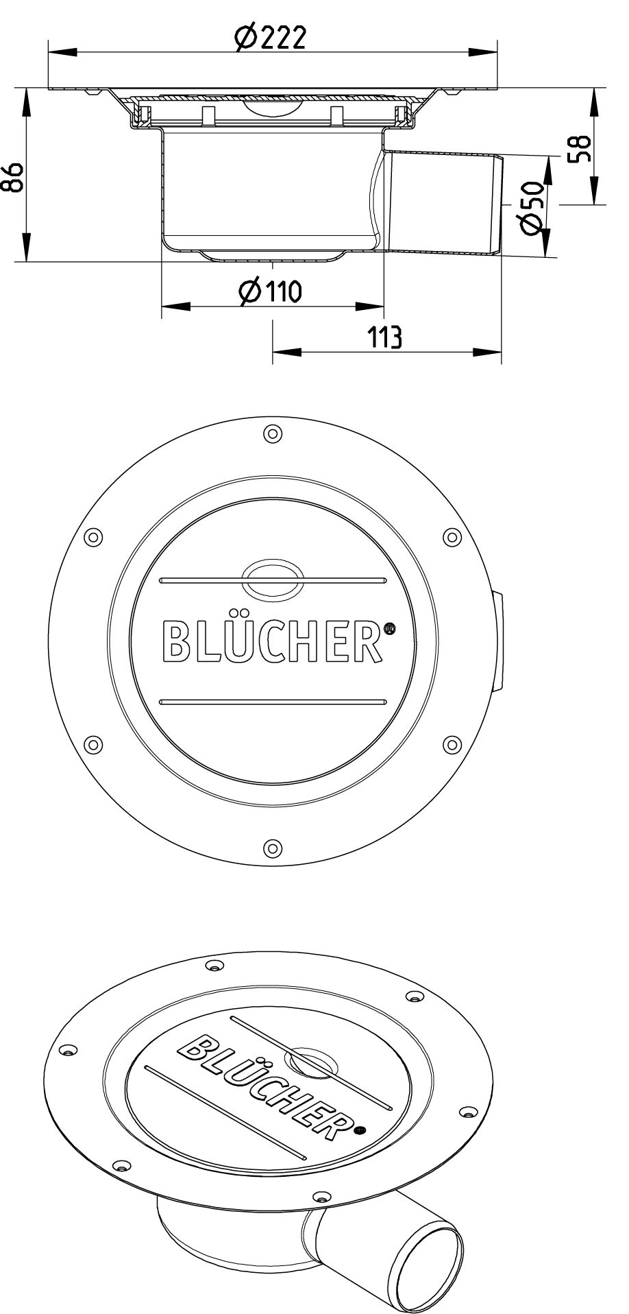 Line Drawing - MULTI lower part