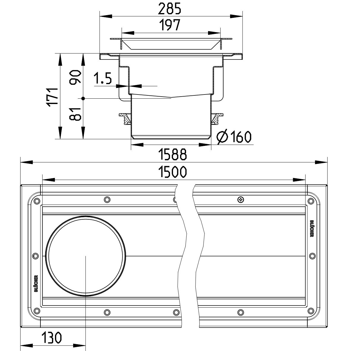 Line Drawing - Channel-Vinyl