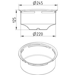Line Drawing - Sand bucket