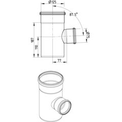 Line Drawing - Branch-87.5