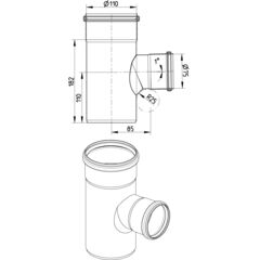 Line Drawing - Swept branch-89